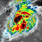 Tormenta Tropical Ileana, a 55 km de Costas de Baja California Sur