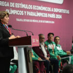 Entrega Gobernadora Delfina Gómez Álvarez Estímulos Económicos por 8 mdp a Deportistas Olímpicos y Paralímpicos