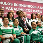 Conviven Gobernadora Delfina Gómez Álvarez y José Ramón López Beltrán con Atletas Olímpicos y Paralímpicos Mexiquenses