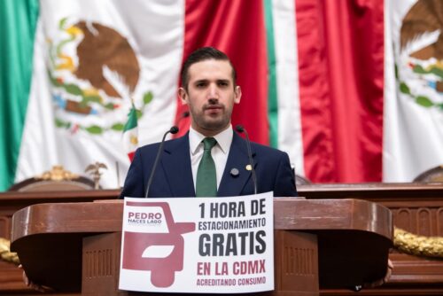 Pedro Haces Propone Hora gratis de Estacionamiento por Consumo en CDMX