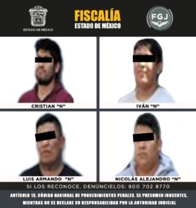 Aseguran a Cuatro Individuos por Homicidio en Tepetlaoxtoc tras Acción de Fiscalía Edoméx