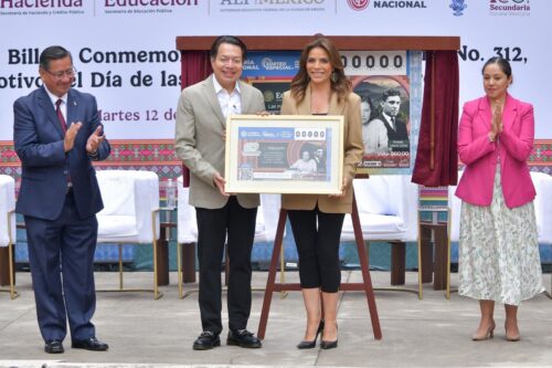 Lotería Nacional Dedica Billete Conmemorativo a las Maestras y los Maestros