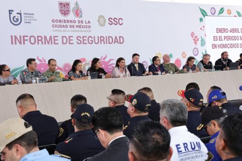 Gobierno Capitalino Reporta Reducción Sostenida de Delitos de Alto Impacto