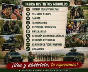 Ejército Mexicano Organiza Paseo Dominical Para la Población en Morelia
