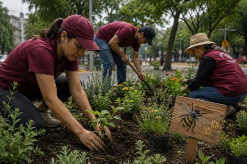 Morena Fortalece Agenda Ambiental con Reforma para Proteger Polinizadores en la Capital