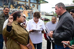 Delfina Gómez Supervisa Daños en la Primaria Rubén Jaramillo de Valle de Chalco