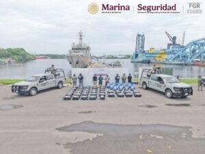 Semar Decomisa Cargamento de Cocaína con Valor de Casi 249 Millones de Pesos