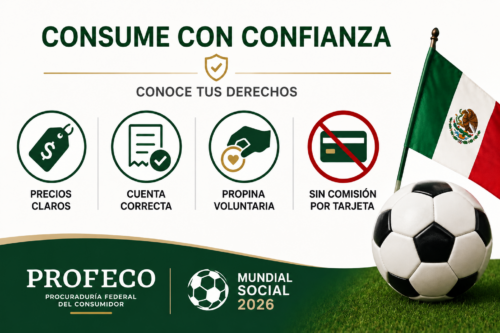 Profeco Vigilará Comercios Durante el Mundial 2026