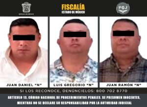 FGJEM Detiene a Tres por Extorsión y Despojo de Predios