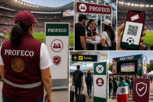 Profeco Atiende a Miles de Consumidores en Estadios, Aeropuertos y Fan Fest