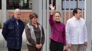 Delfina Gómez Acompaña a Sheinbaum en Inauguración de Bachillerato en Texcoco