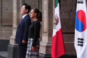 Sheinbaum y Lee Jae-myung Sostienen Reunión en Palacio Nacional