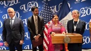 Desde Nueva York, Clara Brugada Llama a las Ciudades del Mundo a Construir una Coalición por Vivienda Asequible