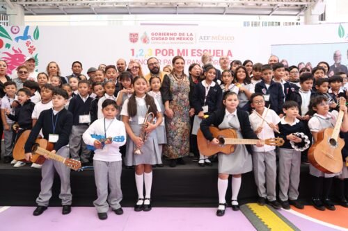 “1, 2, 3 por mi Escuela” Transforma 782 Planteles con Inversión Superior a 14 mil MDP