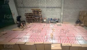 FGR Desmantela Centro Clandestino de Tabaco; Golpe de Hasta 330 Millones de Pesos