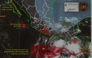 Alertan por Lluvias y Vigilan Posible Desarrollo Ciclónico Cerca de Guerrero