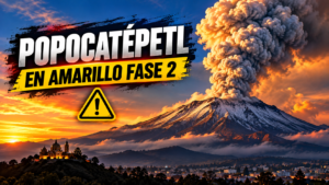 Reportan 42 Exhalaciones de Baja Intensidad en el Popocatépetl