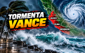 Vance Genera Lluvias Fuertes en Costas de Jalisco, Colima y Michoacán