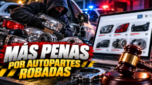 Proponen Aumentar Castigos por Vender Autopartes Robadas en Internet